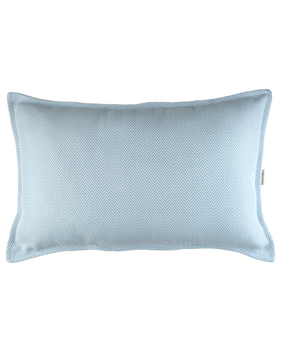 Coussin extérieur enfant bleu azur Wigiwama, tissu imperméable