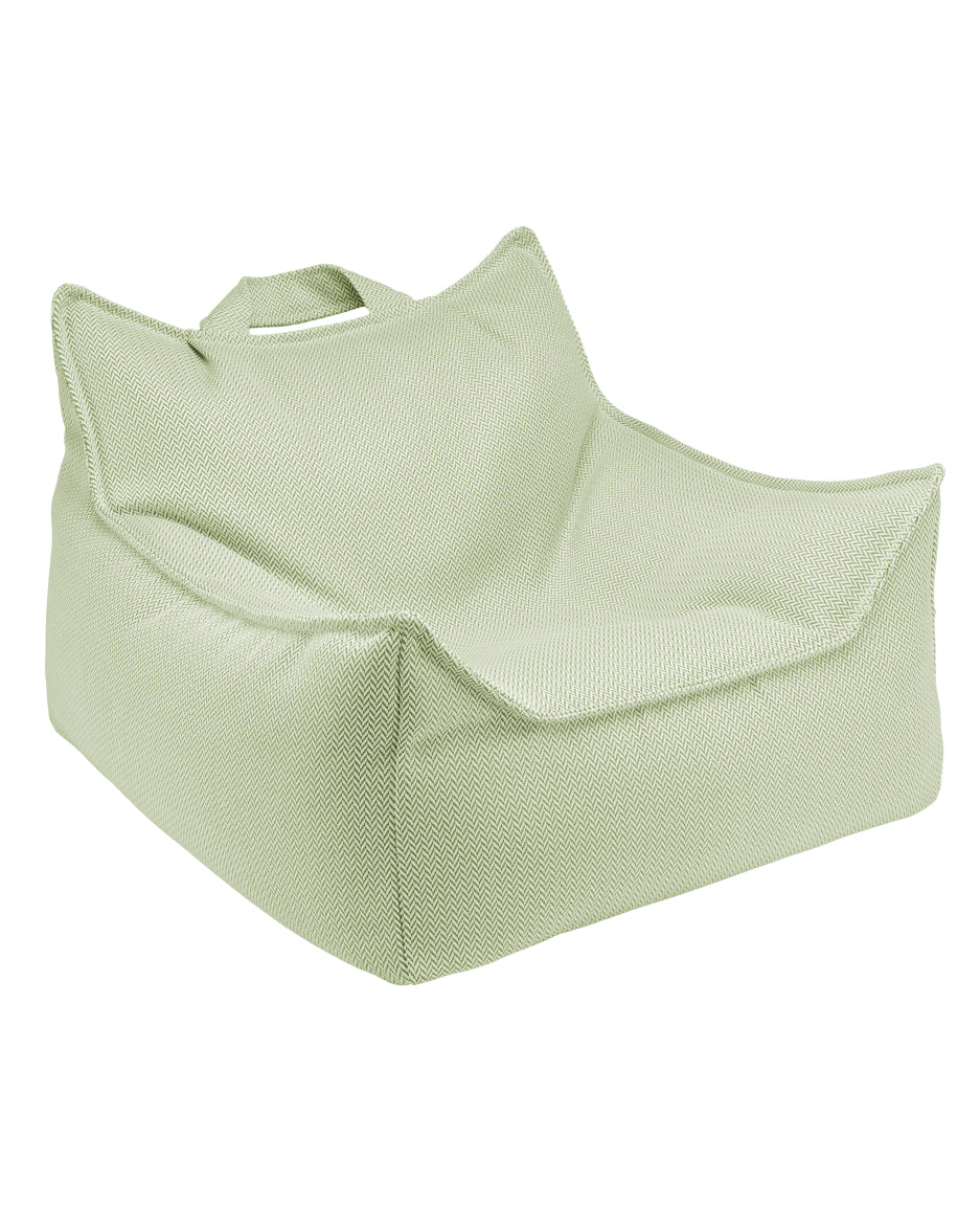 Fauteuil vert extérieur pour enfant, idéal pour jouer en plein air