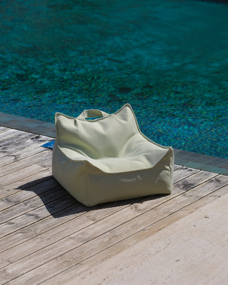 Fauteuil de jardin pour enfant vert Wigiwama, tissu certifié OEKO-TEX®