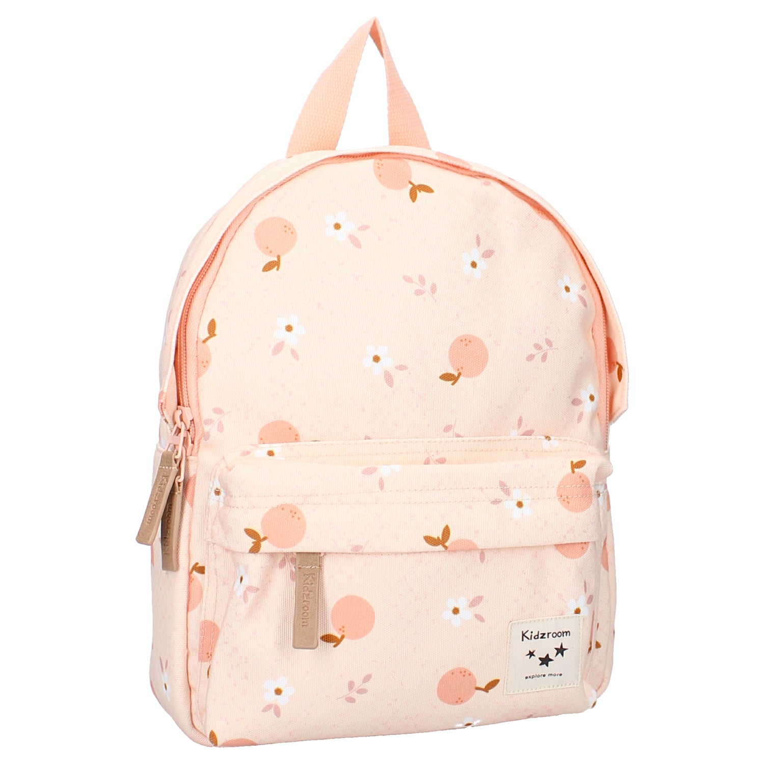 Sac à dos maternelle rose en polyester recyclé (léger, robuste et durable). 5,7 litres.