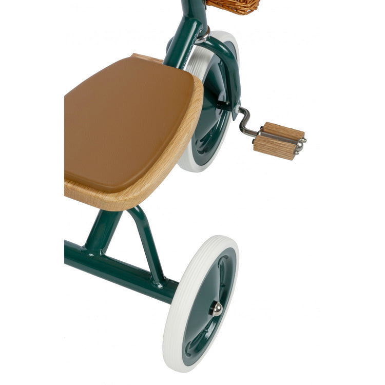 Stabilité du tricycle Banwood vintage vert pour enfants