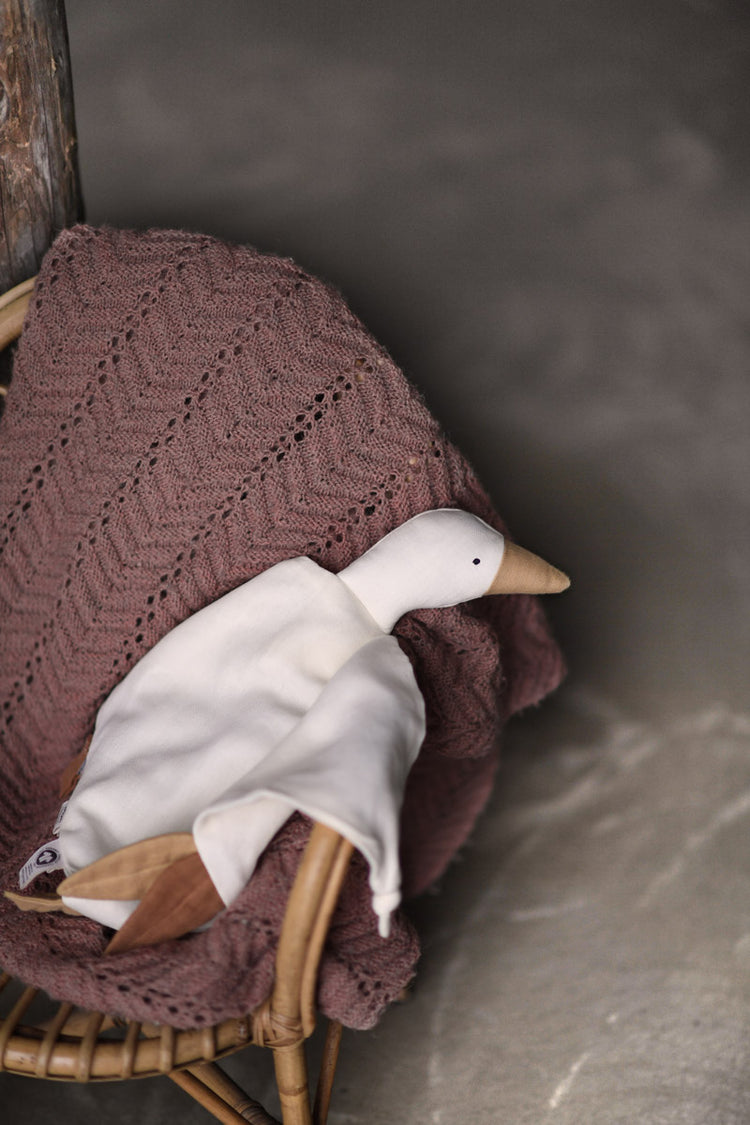 Doudou Oie  Goose en gaze de coton – Les Étoiles d'Inéa